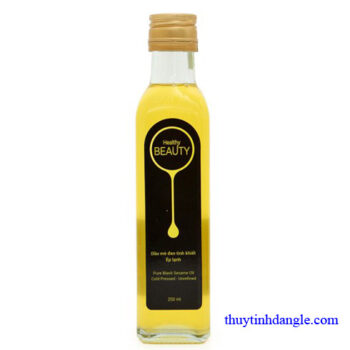 chai thủy tinh vuong 250ml nắp nhôm