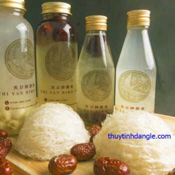 Chai thủy tinh đựng nước yến chưng sẵn chai thủy tinh