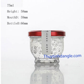 Hũ thuỷ tinh đế sen (lùn) sen 75 e1744353045188