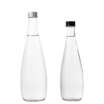 Chai đựng nước khoáng 500ml dáng bầu chai đựng nước khoáng 500ml thủy tinh
