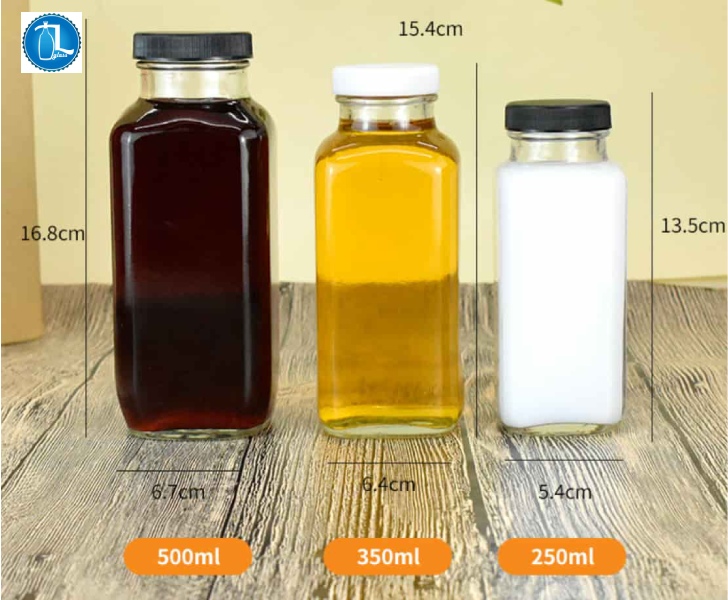 Tất tần tật chai thủy tinh vuông: Dung tích, giá thành và công năng nơi cung cấp chai thủy tinh vuông