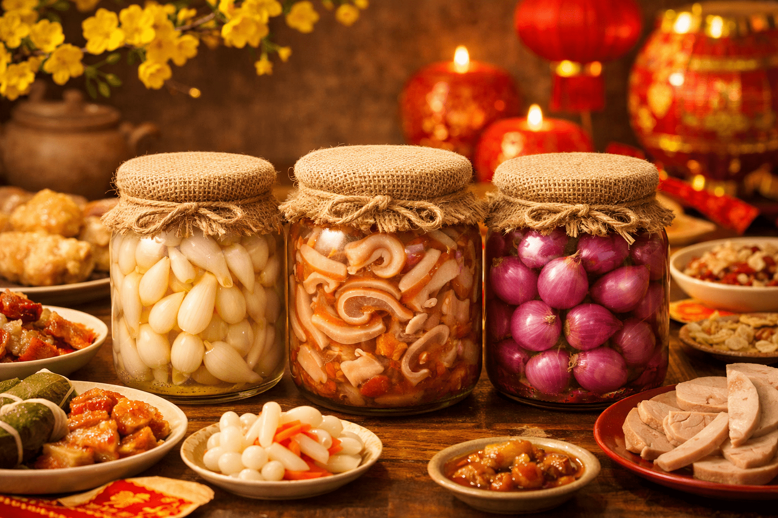 3 cách ngâm đồ chua ăn tết